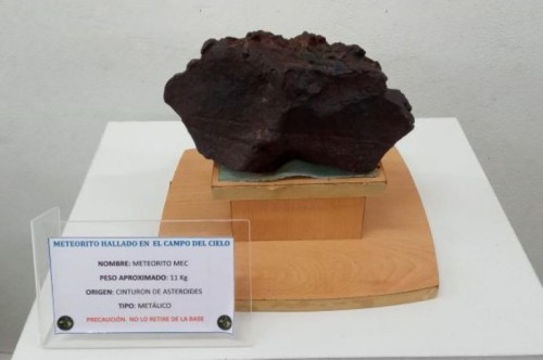Meteorito del Museo Experimental de Ciencias